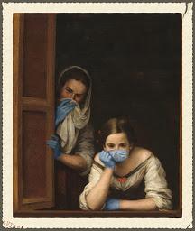 Mona Lisa usa mascarilla. Mona Lisa usa mascarilla.