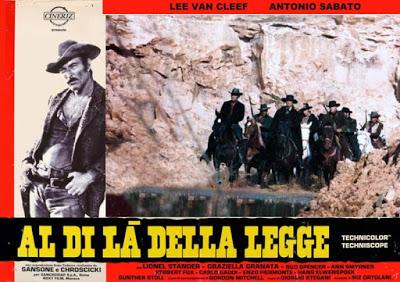 MÁS ALLÁ DE LA LEY (Al di là della legge) (Italia, Alemania del Oeste; 1968) Western Europeo