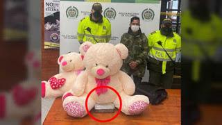 Detienen a #venezolano que pretendía enviar peluche lleno de #marihuana