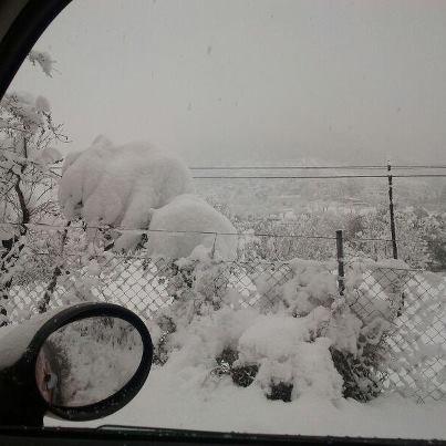 Nieve en el monte Tramuntana Mallorca (Baleares) Nieve en el monte Tramuntana Mallorca (Baleares)