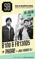 Concierto de b1n0 & Friends, Phoac y John Heaven Dj en Sala Barcelona