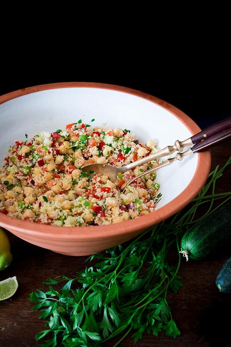 ENSALADA DE GARBANZOS Y CUOUS COUS ENSALADA DE GARBANZOS Y CUOUS COUS