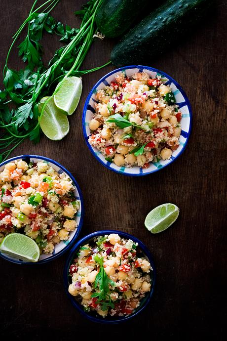 ENSALADA DE GARBANZOS Y CUOUS COUS ENSALADA DE GARBANZOS Y CUOUS COUS