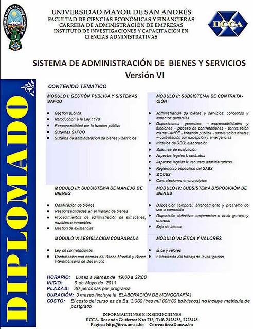 Módulo Metodología de la Investigación - Diplomado de Administración de Bienes y Servicios Versión VI - UMSA, IICA, Julio de 2011