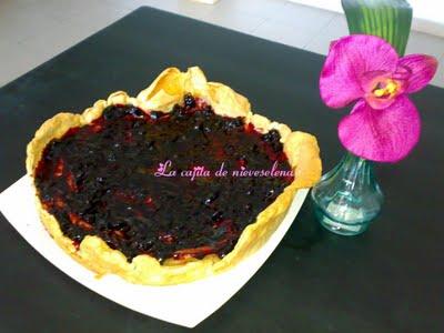Tarta de arándanos