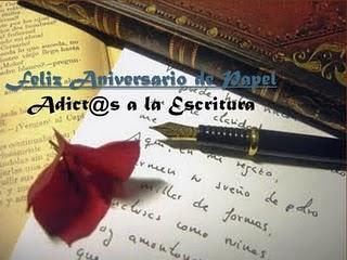 Proyecto adictos julio: 'Aniversario de papel'