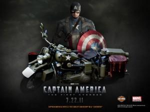 Harley Davidson y Capitán América: El Primer Vengador unen fuerzas para promocionarse