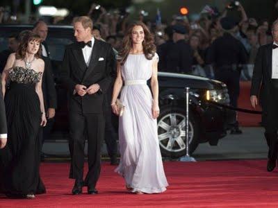 Los duques de Cambridge, en Hollywood