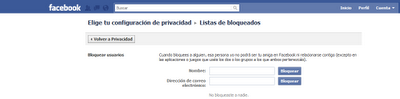 Bloquear a un contado de Facebook