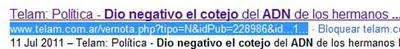 Caso Noble: Telam borró un cable...y Google demostró que hubo censura