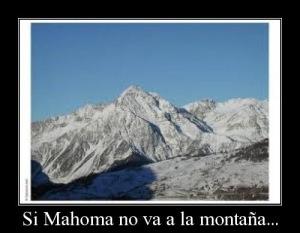 Hagamos que la montaña vaya a Mahoma…
