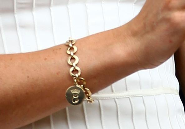 Kate Middleton Catherine, Duchess of Cambridge (bracelet detail) attends the fourth round match between Tsvetana Pironkova of Bulgaria and Venus Williams of the United States on Day Seven of the Wimbledon Lawn Tennis Championships at the All England Lawn Tennis and Croquet Club on June 27, 2011 in London, England.