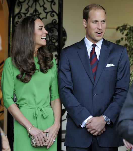 Kate Middleton Catherine, Duchess of Cambridge and Prince William, Duke of Cambridge look on during a private reception at the British Consul-General's residence on July 8, 2011 in Los Angeles, California. The newly married Royal couple are on a three day visit to Southern California.