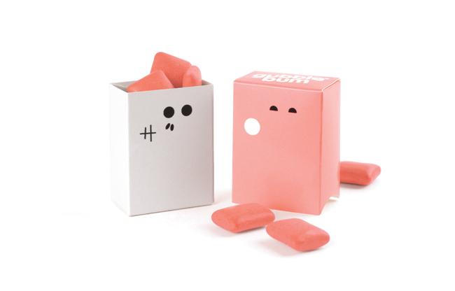 Packaging divertido de chicles