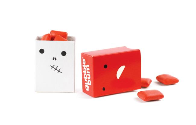 Packaging divertido de chicles