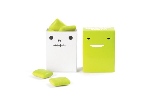 Packaging divertido de chicles