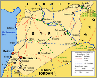 Cesa la resistencia de Francia Vichy en Siria y Líbano - 12/07/1941.