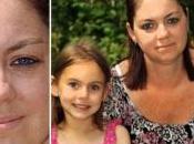 mujer sonrisa, duerme