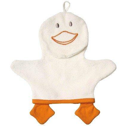 guante-pato Set de baño en algodón egipcio Giggle para bebés