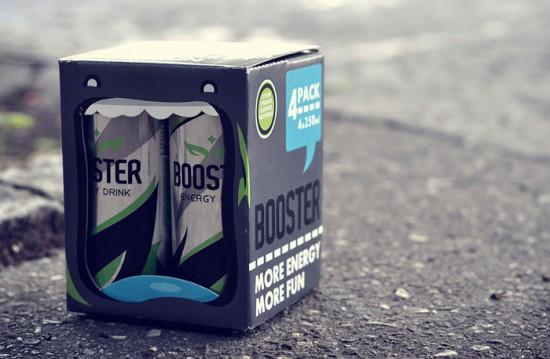 Booster, un packaging monstruoso