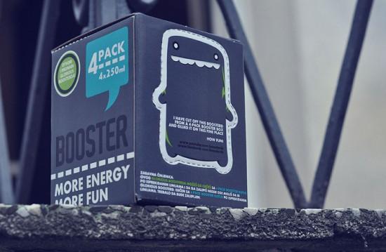 Booster, un packaging monstruoso