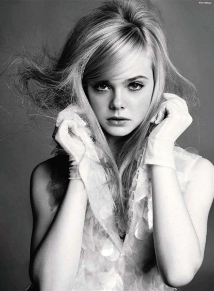 Elle Fanning para Marie Claire US July 2011