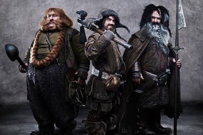 Más personajes de 'El Hobbit': Bombur, Bofur y Bifur