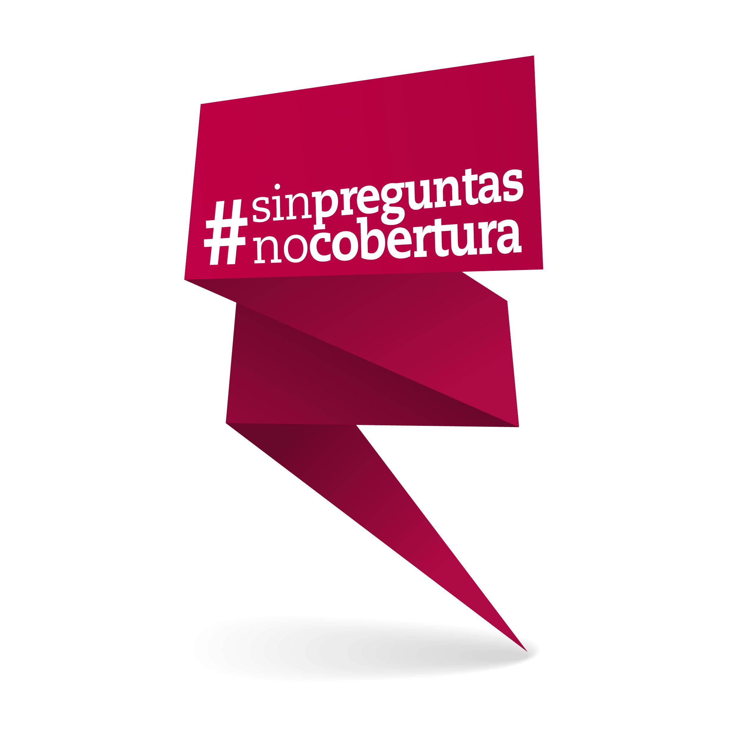 Icono identificativo para #sinpreguntasnocobertura