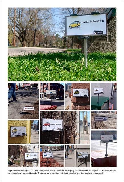 Smart y sus minicarteleras