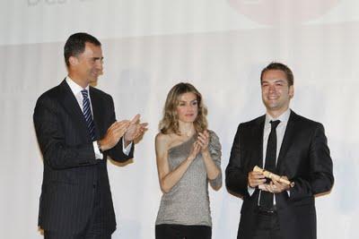Los Príncipes de Asturias premian al Joven Empresario del Año en Barcelona
