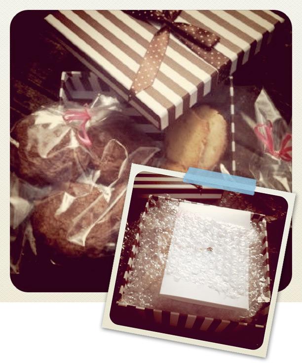 Brownie cookies o cómo mandar galletas por correo