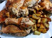 Pollo trozado horno