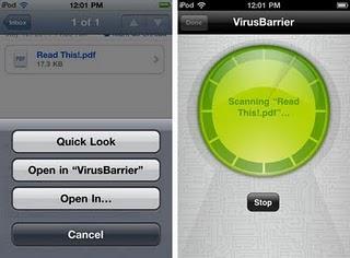 Aplicación para prevenir malware en iOS