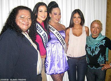 Miss Universo apoya a la comunidad Transexual
