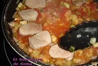 SOLOMILLO DE CERDO AL PISTO