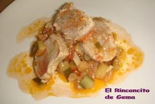 SOLOMILLO DE CERDO AL PISTO