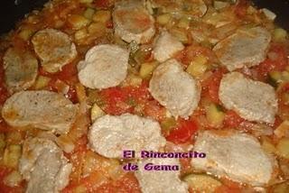 SOLOMILLO DE CERDO AL PISTO