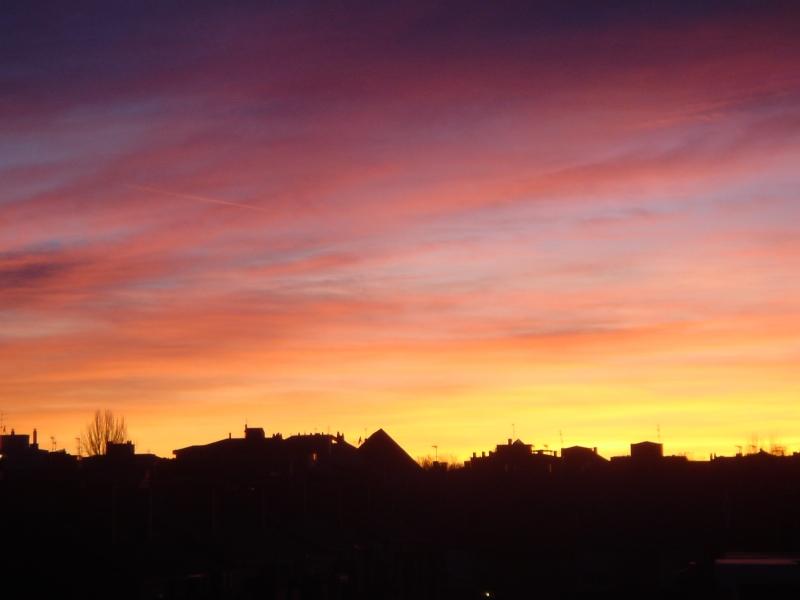 por que el cielo es naranja