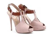 Valentino Rockstud: Sandalias gamuza