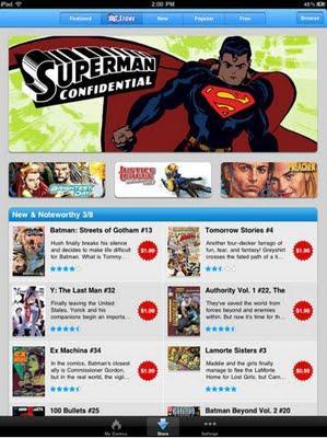 Comics, una aplicación para iPhone y iPad