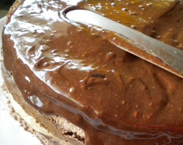 Chocolate banana cake tipo Secret´s recipe