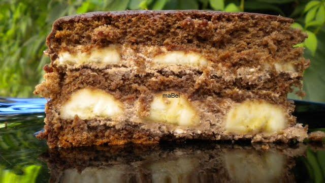 Chocolate banana cake tipo Secret´s recipe