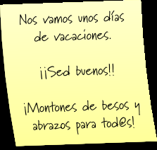 ¡Vacaciones!