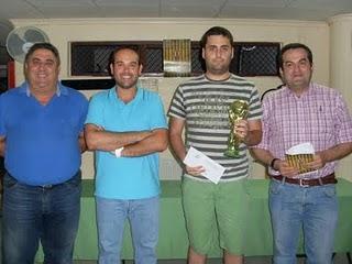 JUAN MIGUEL IBARRA CAMPEÓN DEL OPEN DE AJEDREZ FIESTAS DE SANTIAGO (TOTANA) 2011
