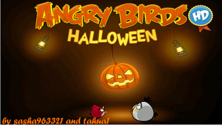 Angry Brids Season Helloween para Nokia 5800 N97 N8 360×640
