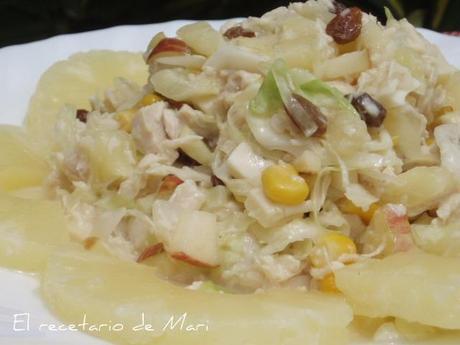 ENSALADA DE COL Y POLLO ENSALADA DE COL Y POLLO