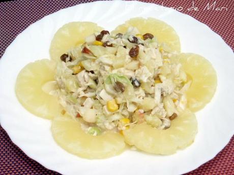 ENSALADA DE COL Y POLLO ENSALADA DE COL Y POLLO