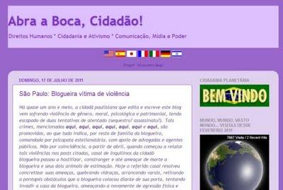 Bloguera víctima de la violencia, pero no es en Cuba