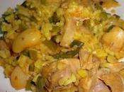 Paella pollo conejo (Whole kitchen)