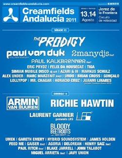 Creamfields Andalucía ya tiene horarios